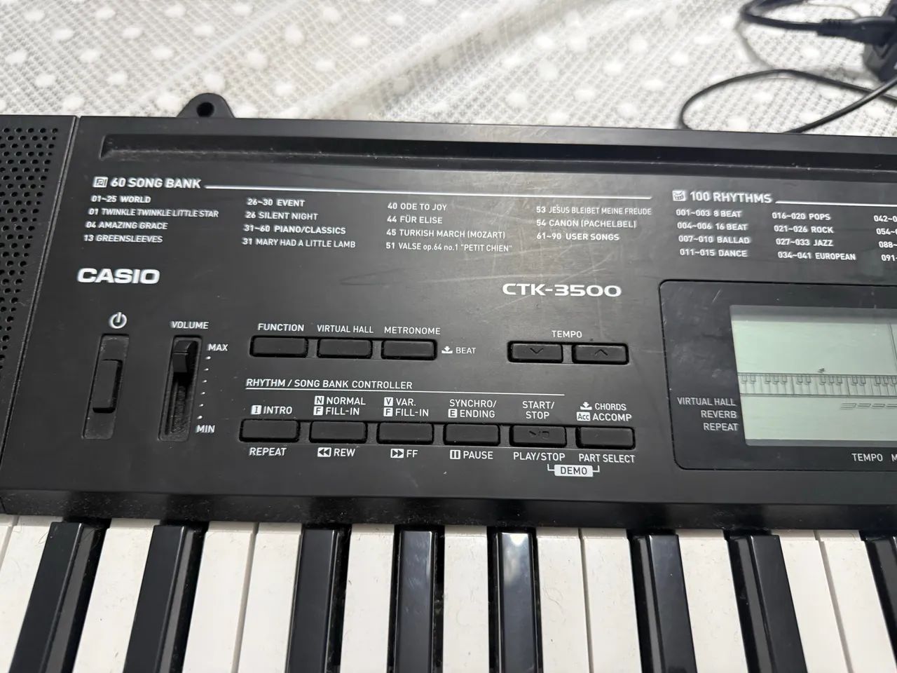 Teclado CÁSSIO CTK 3500