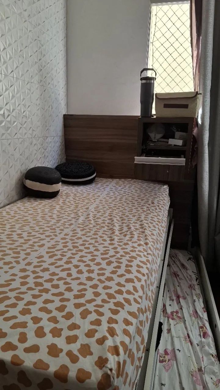 Cama solteiro com auxiliar e cabeceira  - Foto 3