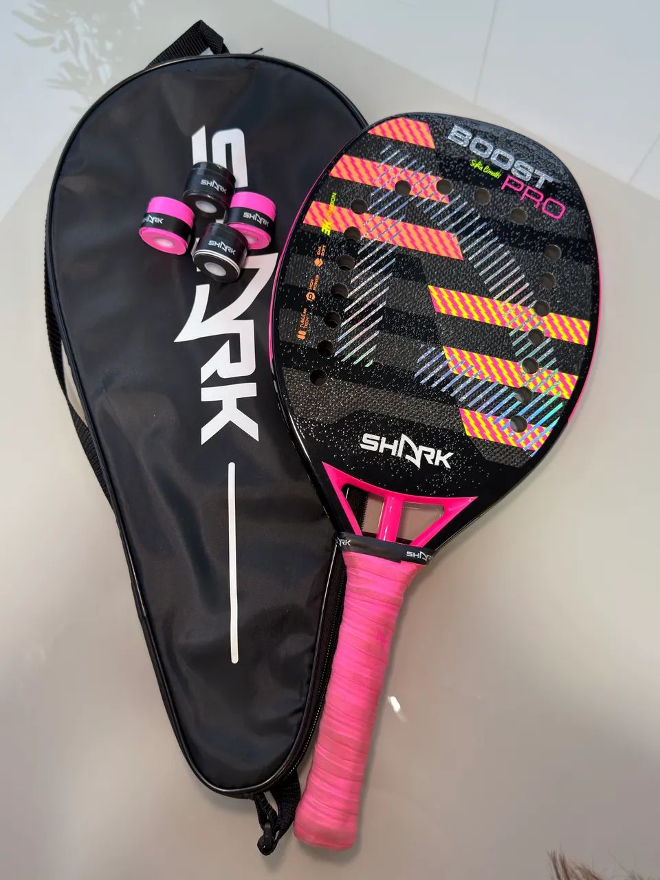 RAQUETE SHARK BOOST SOFIA CIMATTI ? 2024  - Foto 4