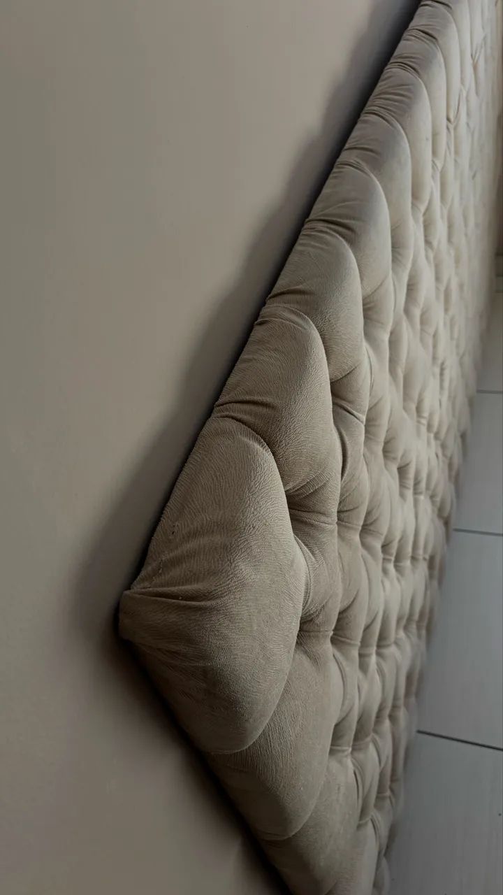 Cabeceira de cama acolchoada  - Foto 4