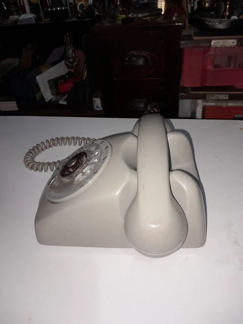 Telefone antigo de disco  - Foto 3