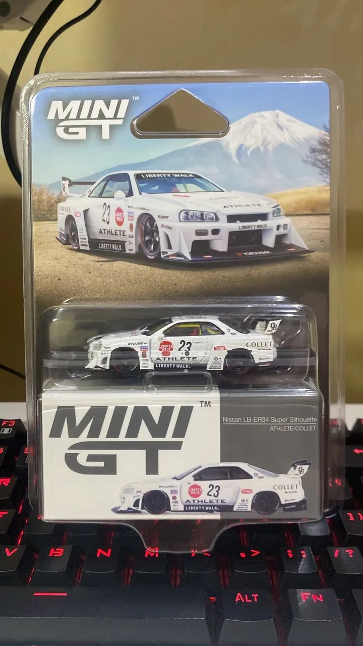 MINI GT NISSAN LB-ER34 SUPER SILHOUETTE #1059 ATHLETE - Hobbies e