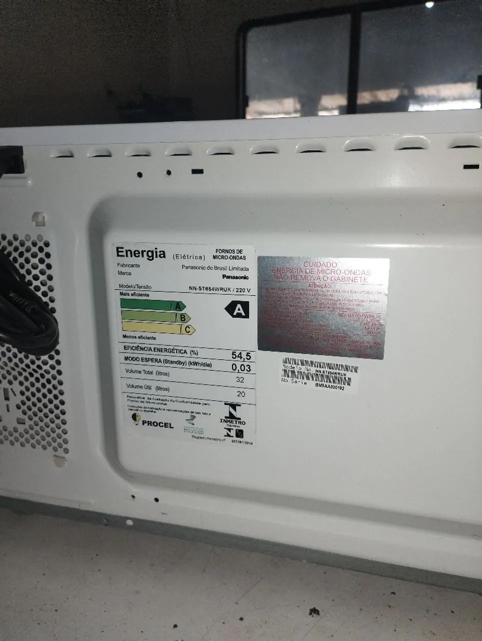 Microondas Panasonic 32L pra vender logo  - Foto 3