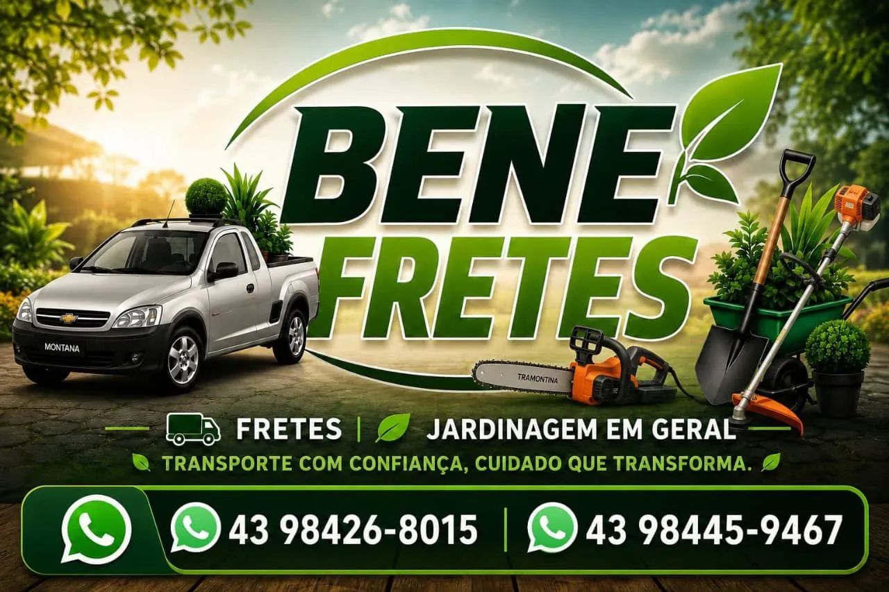 Fretes e jardinagem