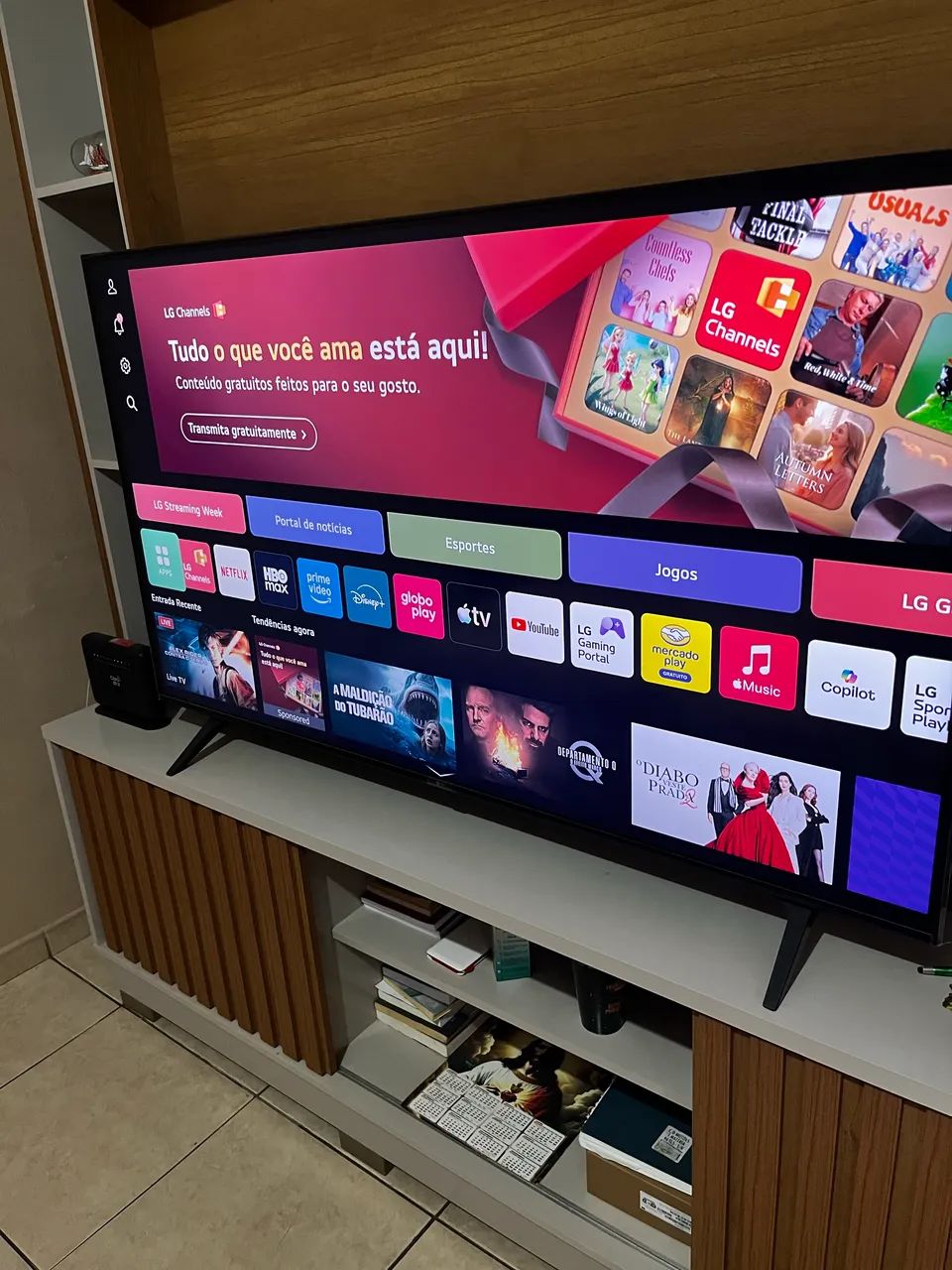 Smart tv LG 55 4K modelo TU80 novo - Foto 5