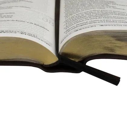 Bíblia Sagrada Nova Almeida Atualizada Letra Gigante Capa Marrom -Entregamos - Foto 3