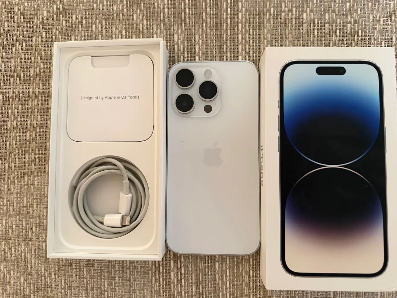 iPhone 14 Pro branco 256gb - Celulares e Smartphones - Centro