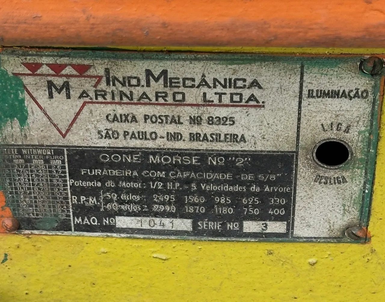 Furadeira de bancada top