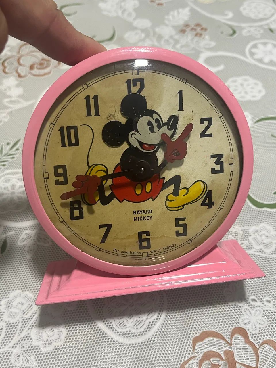 Relógio despertar Mickey Mouse Vintage  - Foto 2