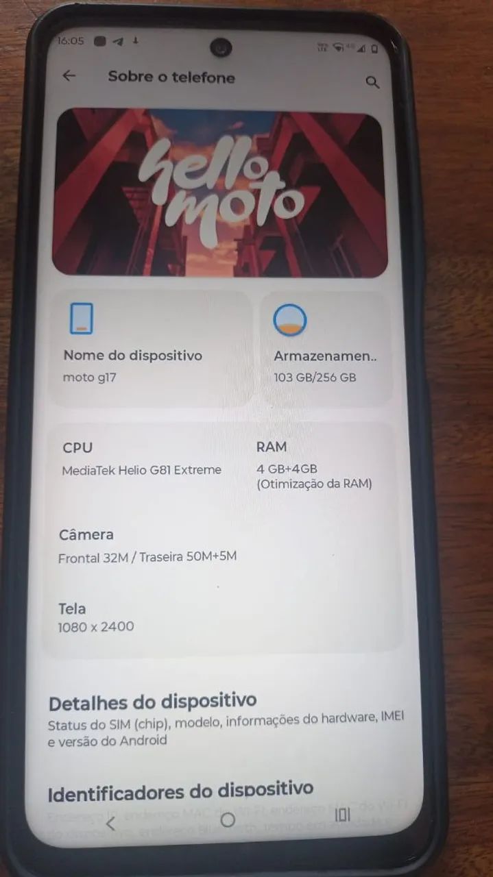 Celular Moto G17 256 Gb - Foto 2