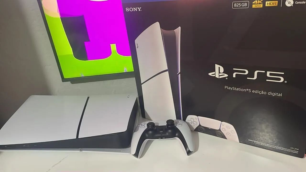 Vende-se combo PS5 + TV 50 polegadas SEMP - Foto 3
