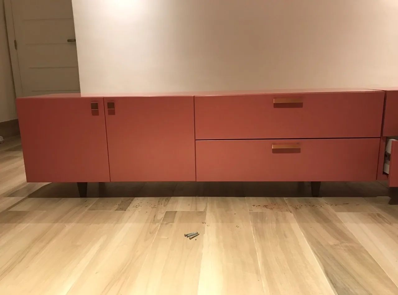 Rack MDF com vidro
