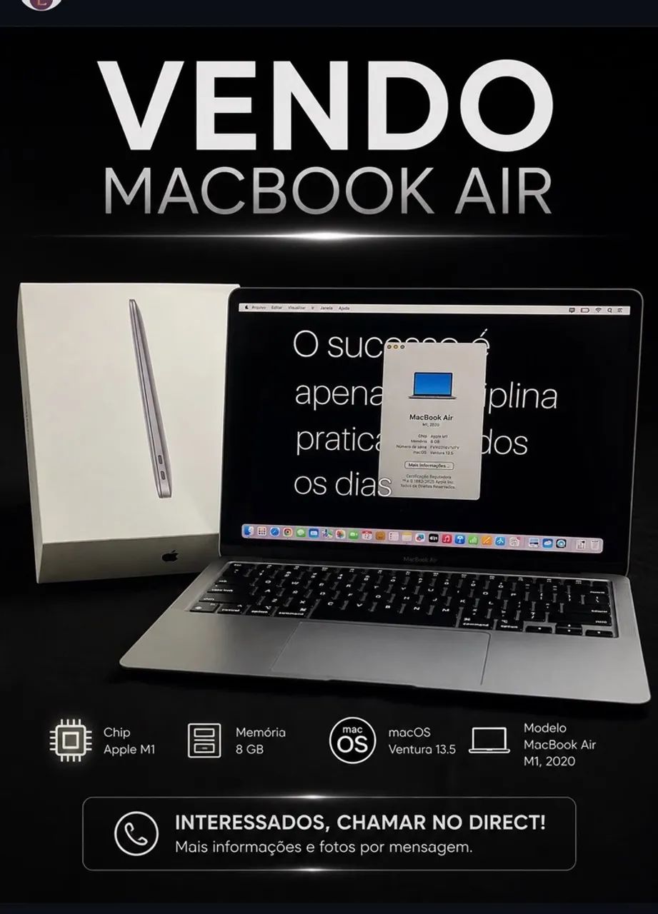 MACBOOK AIR M1 Novo 