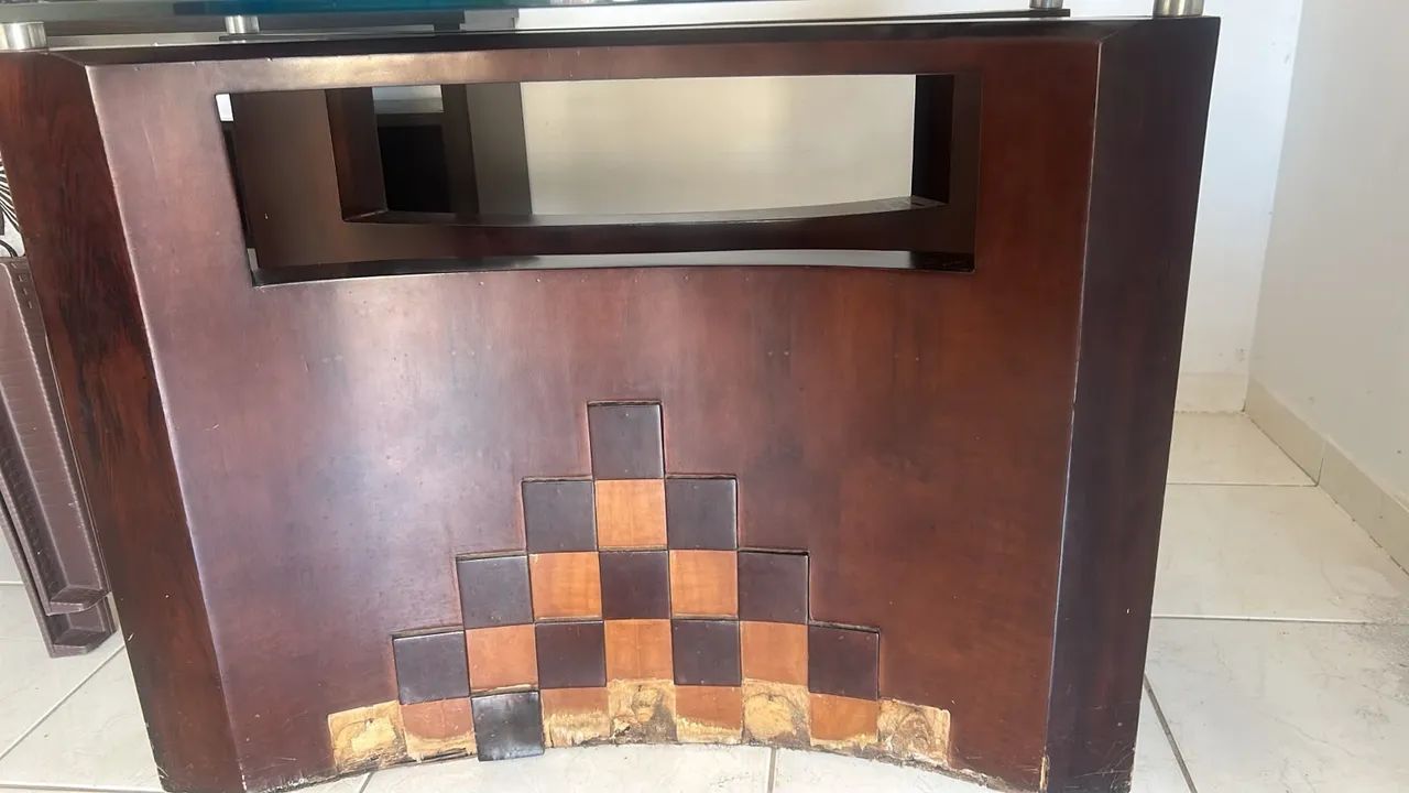 Base de mesa de madeira  - Foto 2