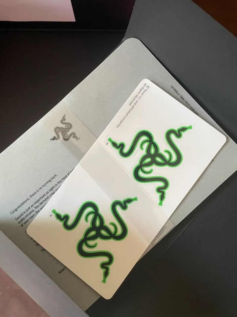 Caixas vazias kit Razer D.va Headset, mouse e mousepad - Foto 4