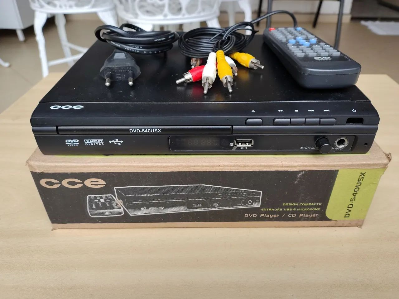 DVD Player CCE DVD-540USX  USB, Karaokê. - Foto 2