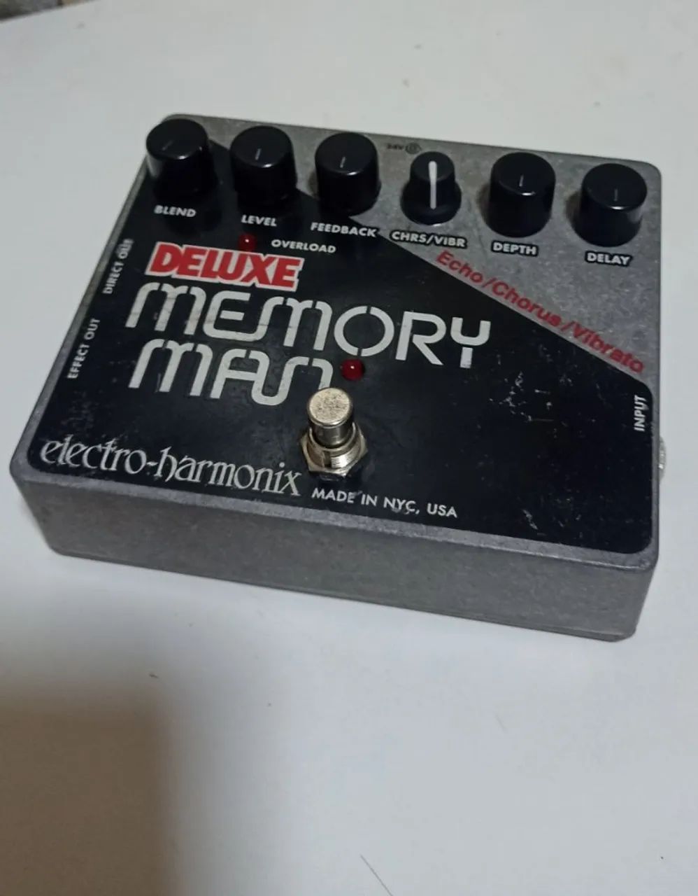 Pedal Delay Eletro Harmonix Deluxe Memory Man  - Foto 5