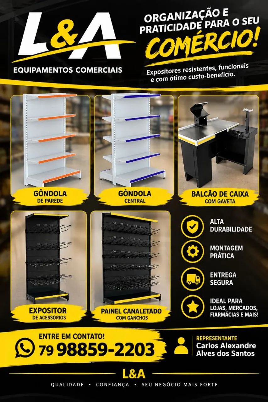 Vendo estrutura pra sua loja 
