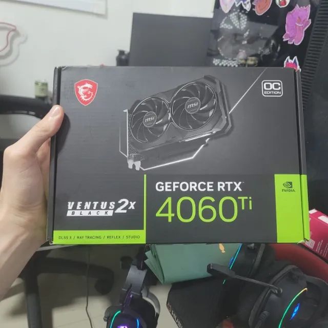 RTX 4060TI 8GB, 2x, Black Ventus
