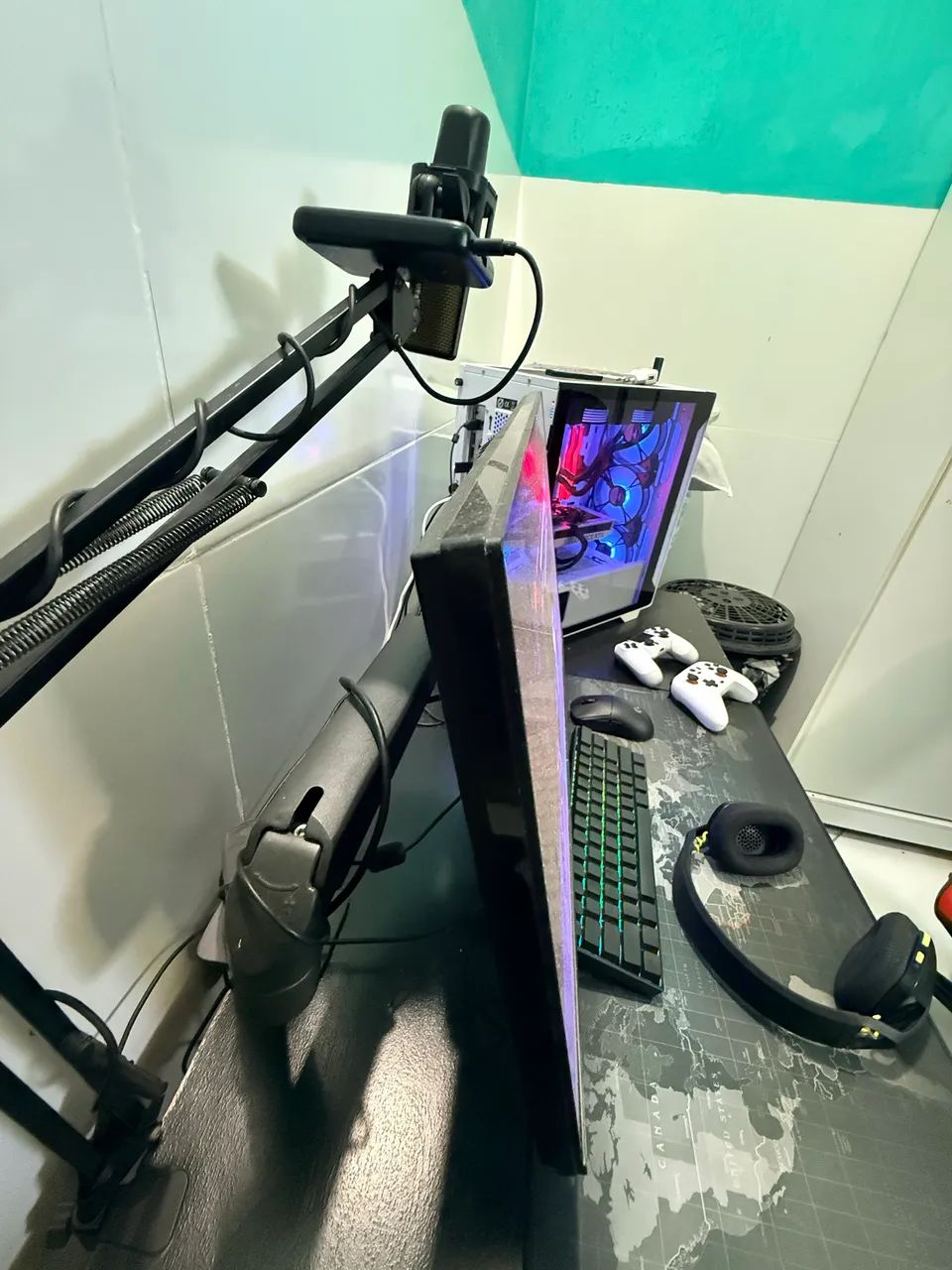 SETUP COMPLETO - PC Gamer Branco - Foto 3