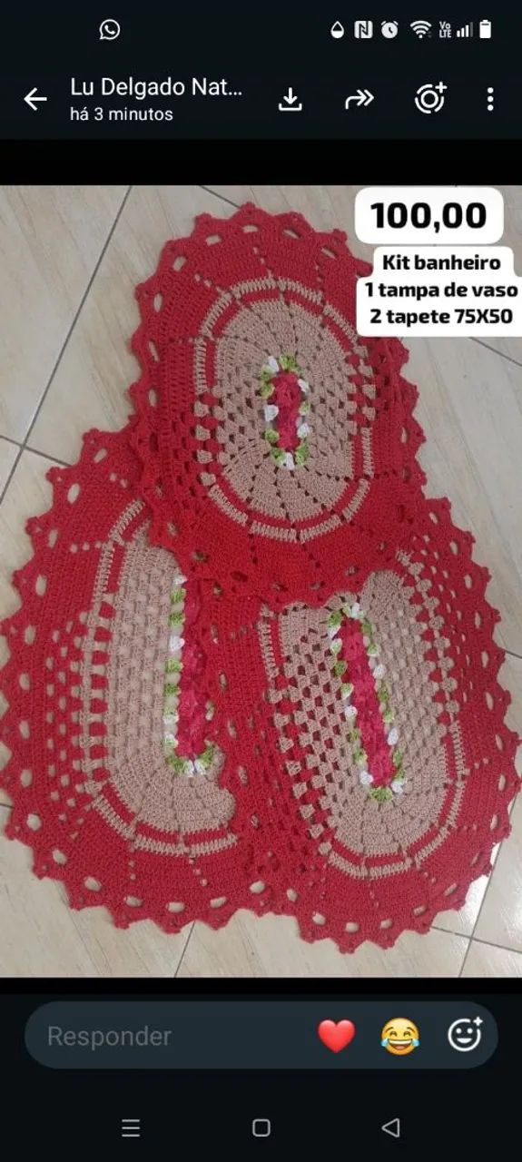 Tapetes  a pronta entrega 