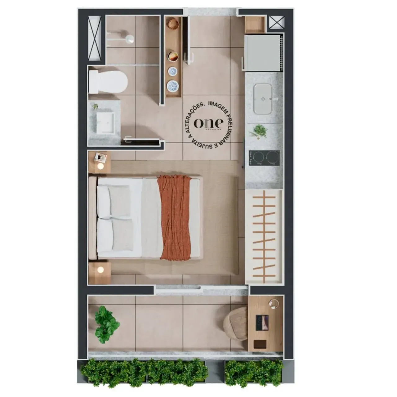 PLANTA 22m²