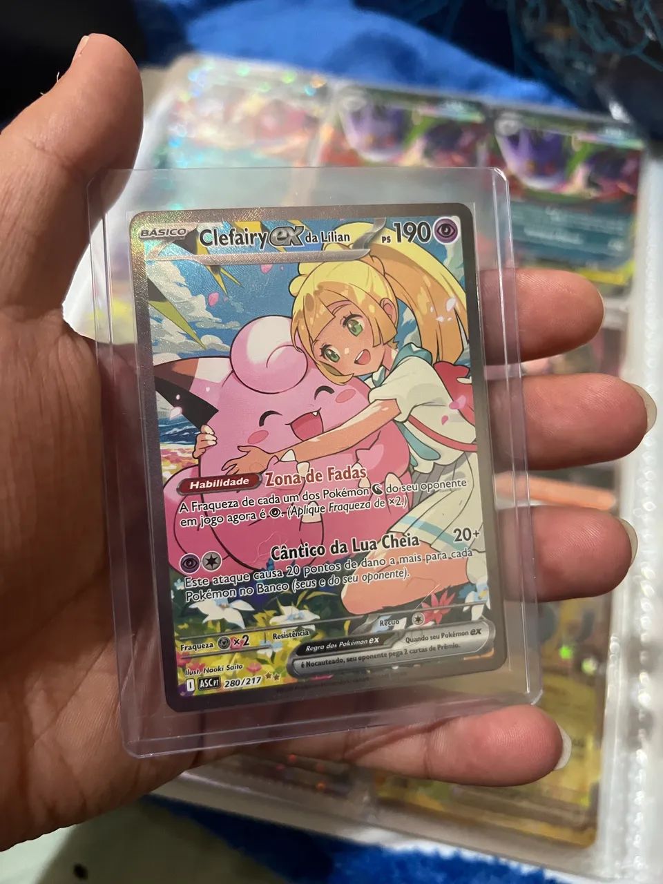 Clefairy EX da Lilian NM/FA 280/217 - Hobbies e coleções - São