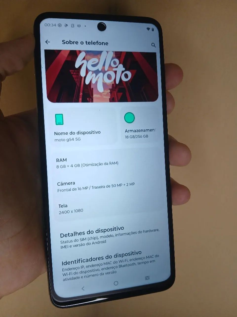 MotorolaG54 5g 256gb com nfc - Foto 5