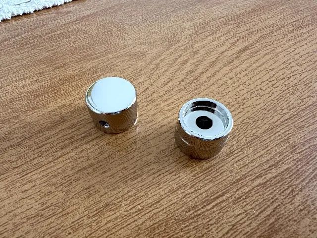 Knobs cromados Gretsch sem logo para guitarra - Foto 4