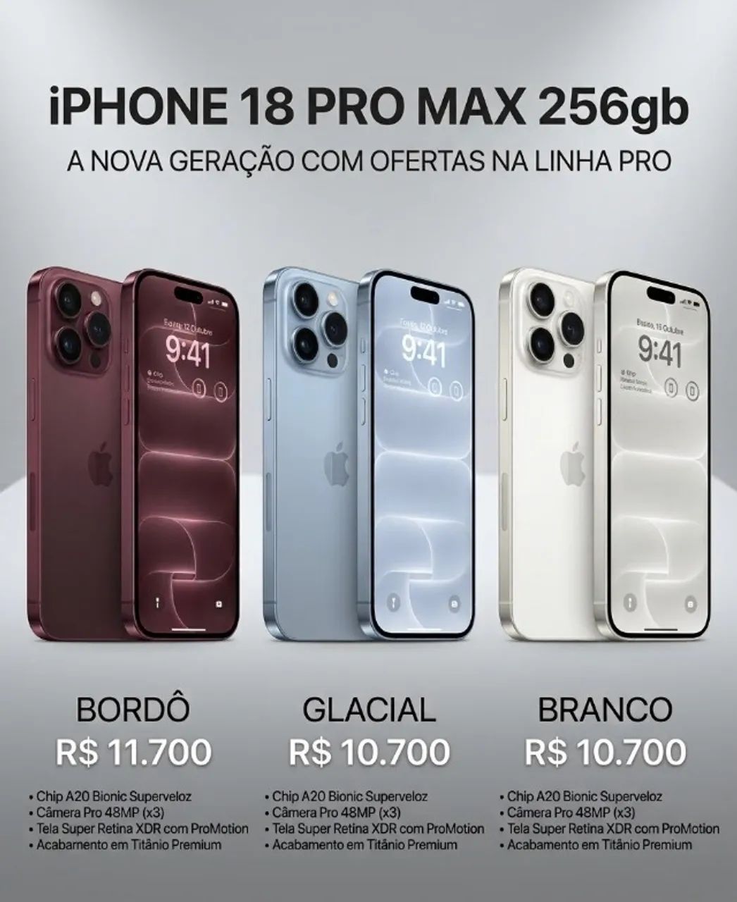 Iphone 18 PRO MAX 256gb - LACRADO 
