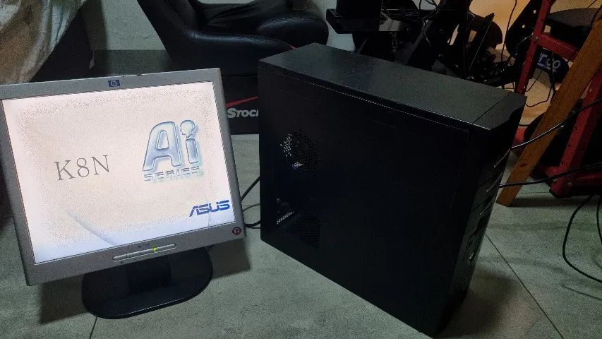 Computador + Monitor HP anos ~2000 - Unidades com defeito