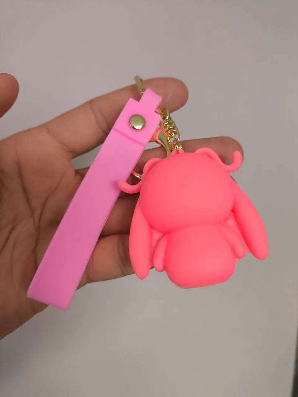 Chaveiro Stitch rosa - Foto 2