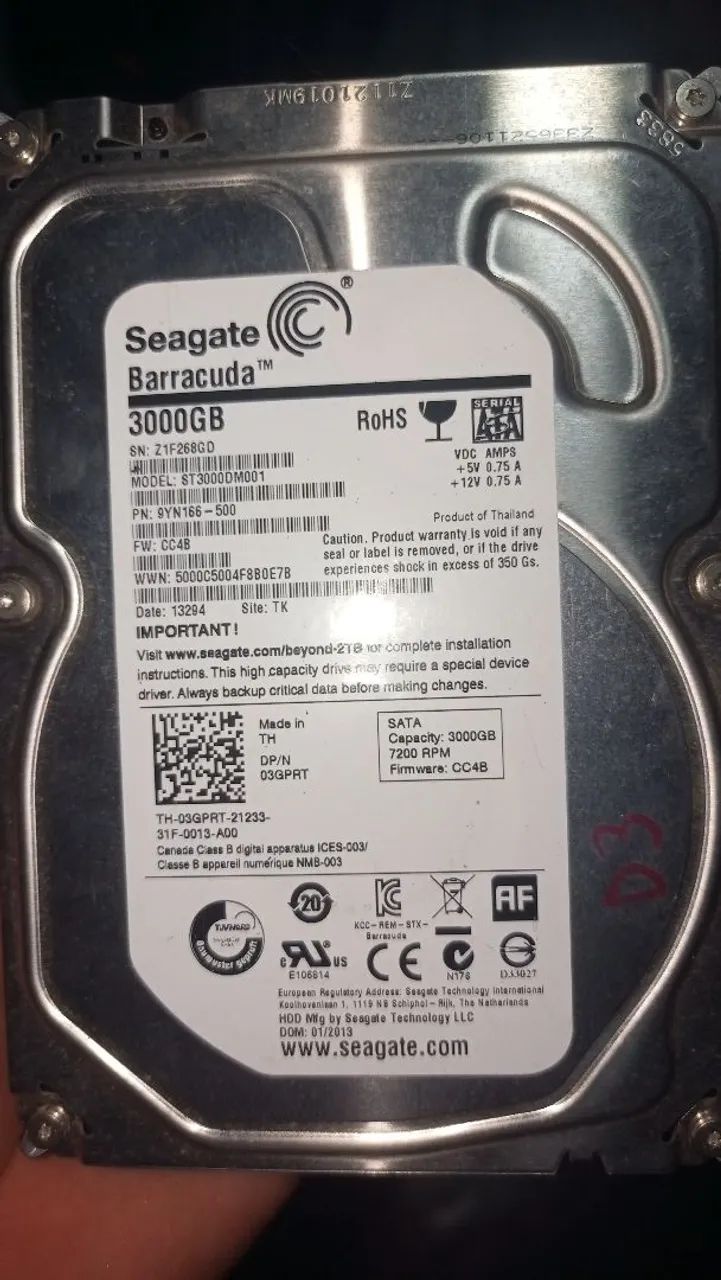 HD  3 TB