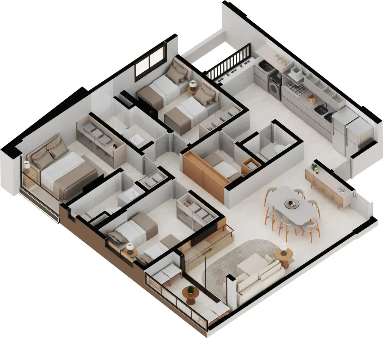 PLANTA 92m²