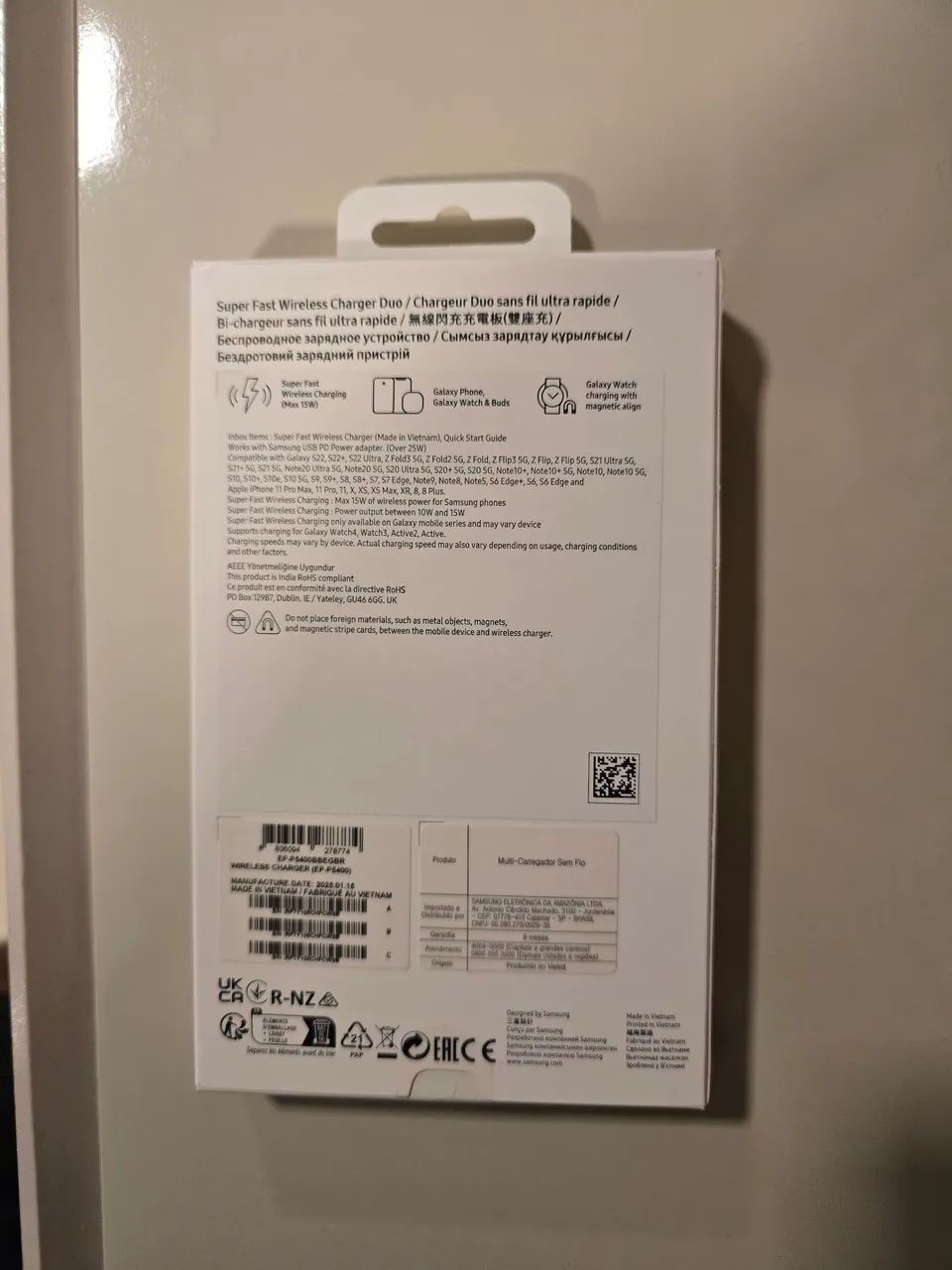 Super Fast Wireless Charger Duo Samsung  - Foto 2