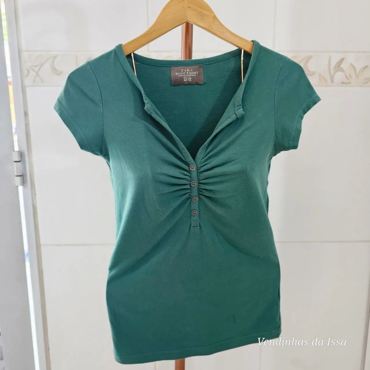 Camiseta Feminina Zara Basic T-Shirt