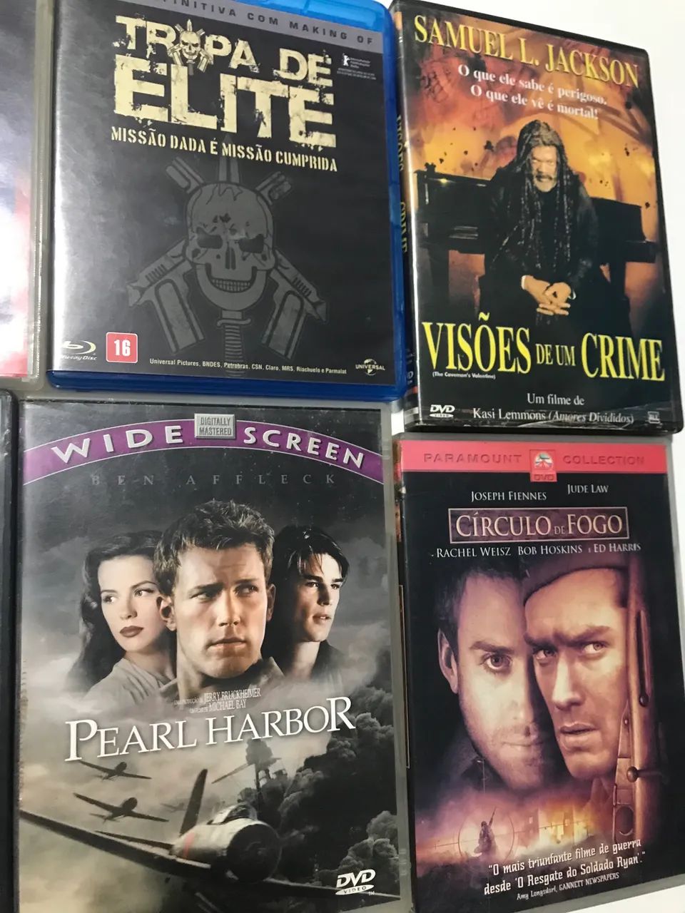 Lote dvds filmes guerra ação  - Foto 2
