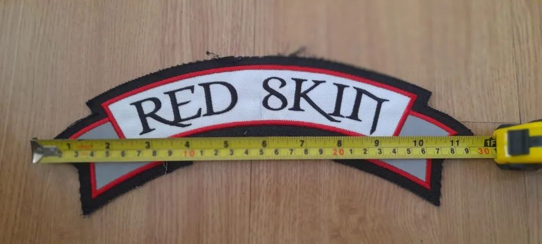 Conjunto Patch Bordado Indio Caveira Red Skin - Foto 5