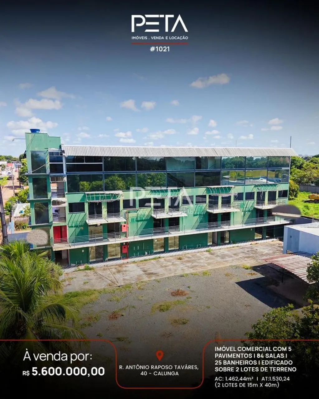 Prédio à Venda no Calungá - Boa Vista