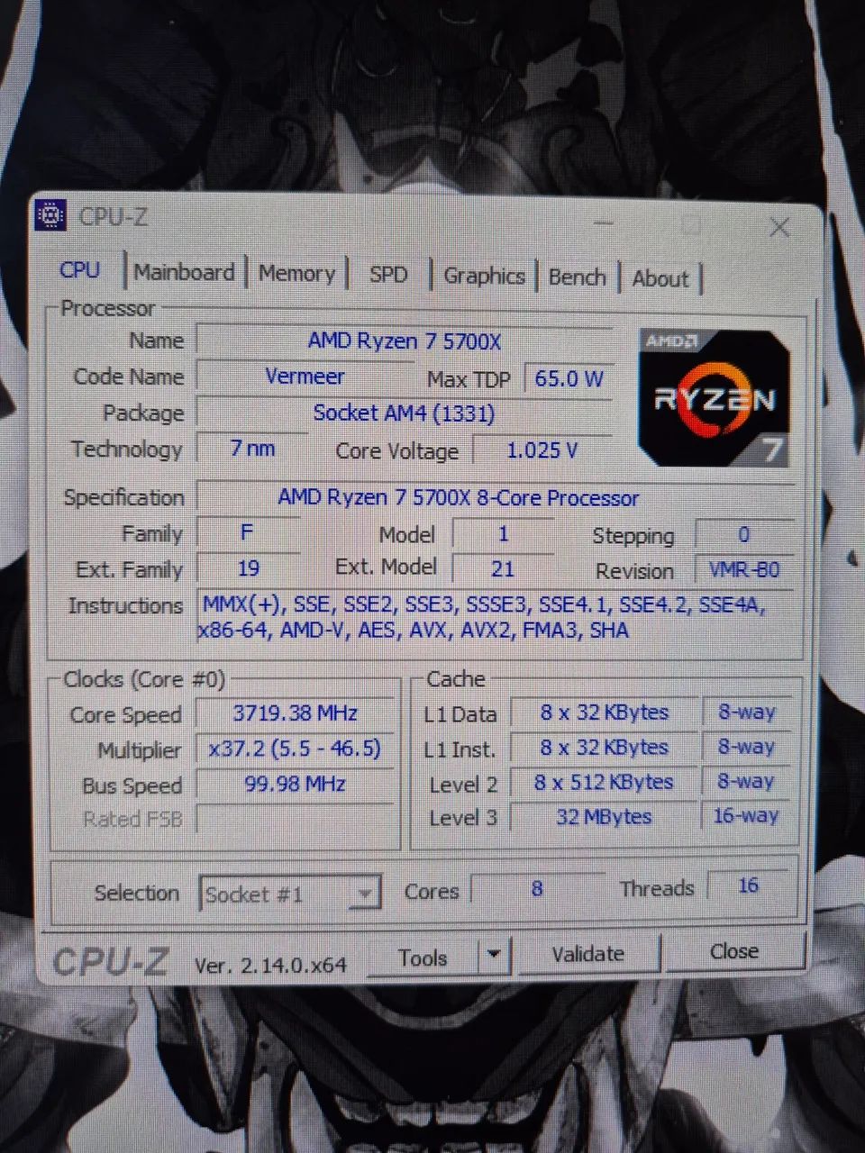 Pc gabinete rtx 3070 Ryzen 7 5700X - Foto 5