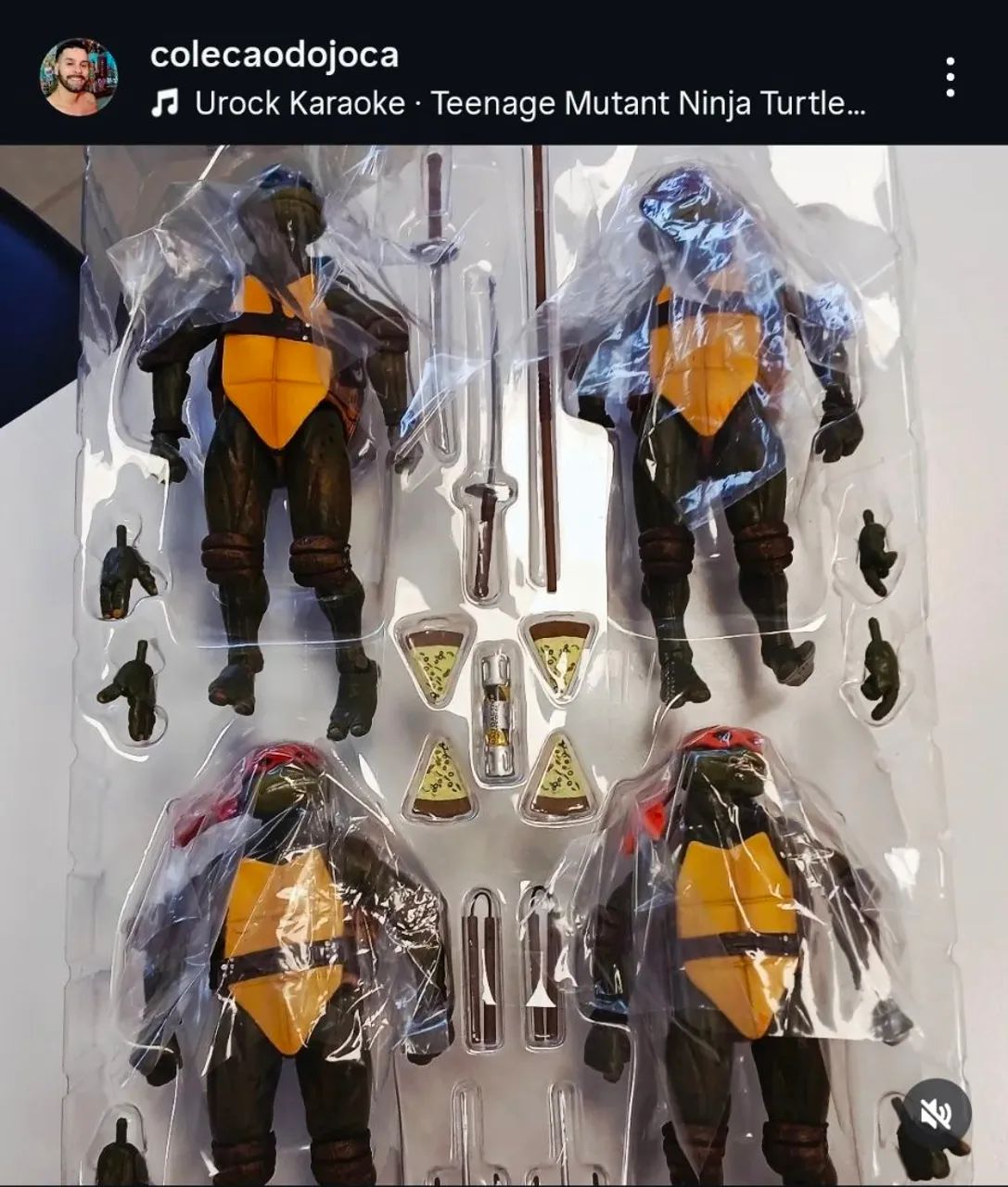 Conjunto action figures Teenage Mutant Ninja Turtles - Foto 2