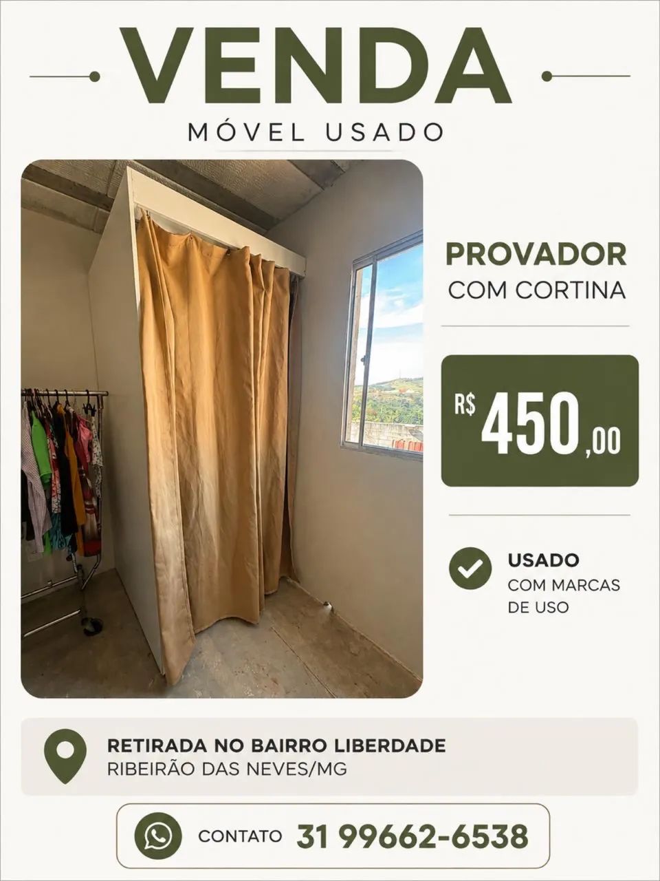 Provador de roupa 