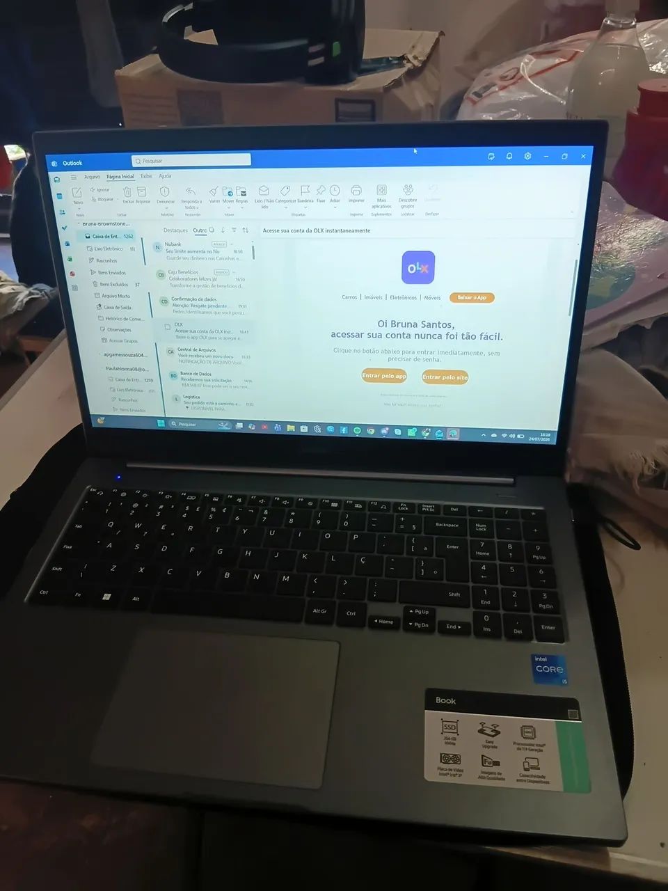 Vendo notebook Samsung sem novo usado  - Foto 2
