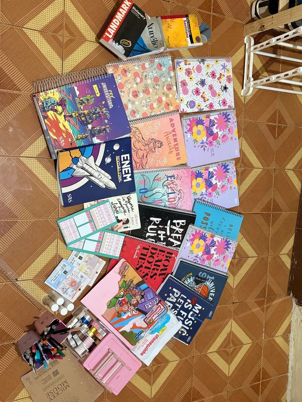 Kit material escolar completo 