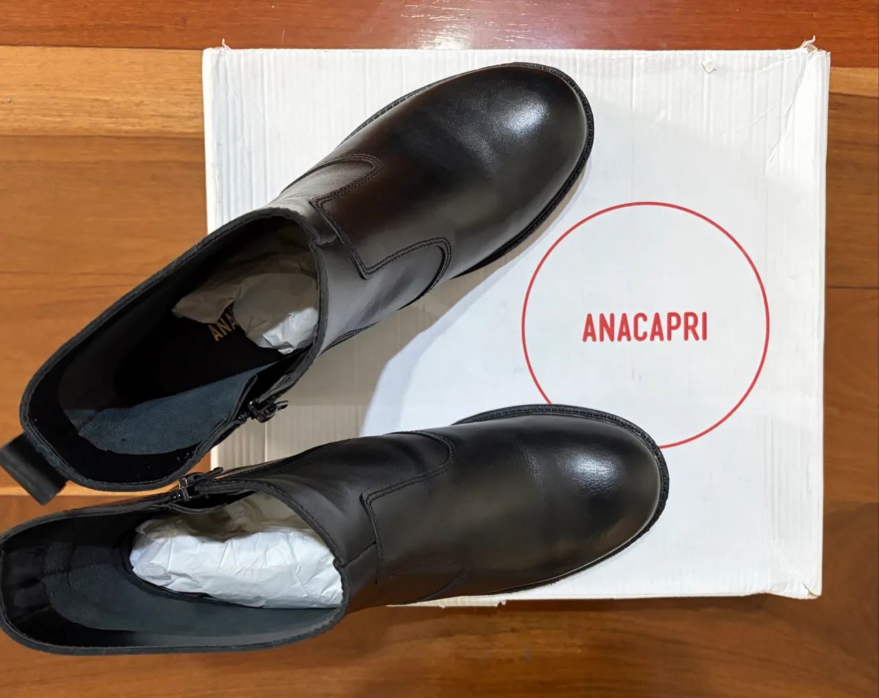 BOTA DE COURO ANACAPRI NOVA NUNCA USADA TAM38 - Foto 4