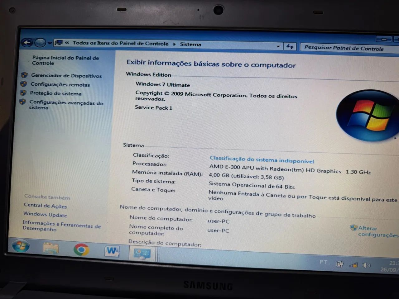 Notebook Samsung  - Foto 2