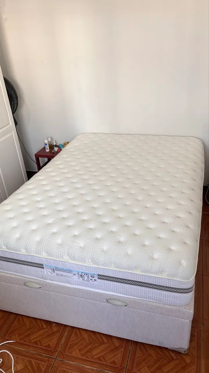 Cama de Casal ( Colchão + Box Bau) - Foto 2
