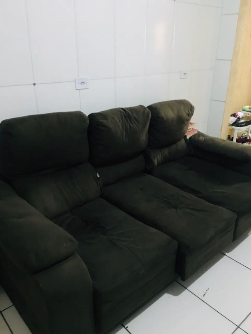 Vendo sofá retrátil marrom 65115872332803121