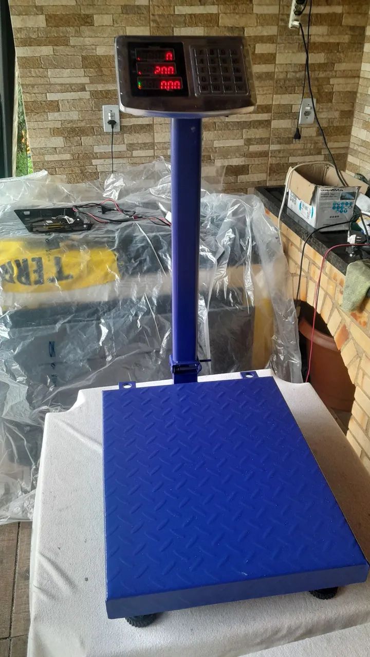 Balança plataforma 300kg nova  - Foto 3