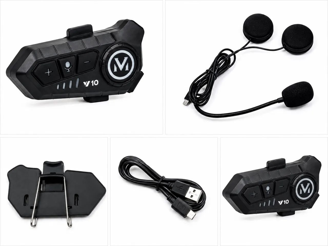 Intercomunicador Bluetooth V10 para Capacete de Moto ? - Foto 3